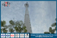 इलेक्ट्रिकल टेलीकम्युनिकेशन टावर्स, लाइट्स के साथ हॉट डुबकी जस्ती मोनोपोल सेल टॉवर